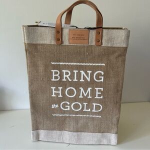 NEW Apolis Bring Home The Gold Farmers Market Bag